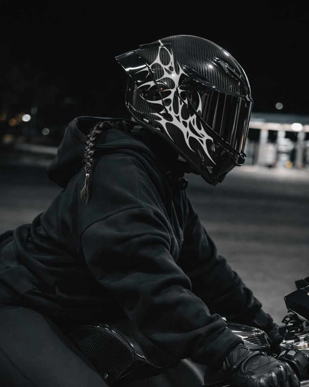 Universal Helmet Decals (White Vinyl) | Distinct