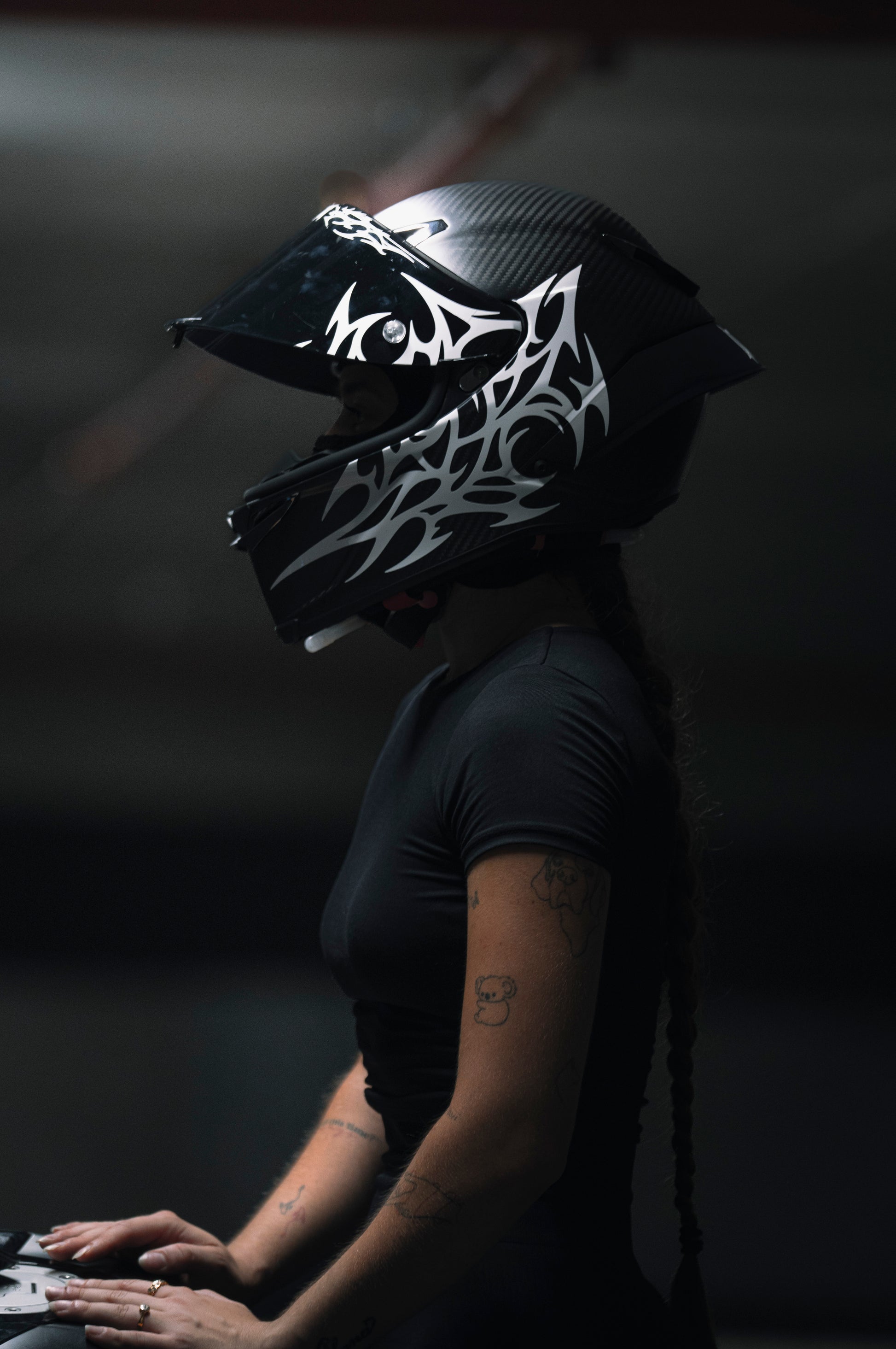 STINGRAY - Neo Tribal Helmet Decal Kit (Large + Mini + Stickers)