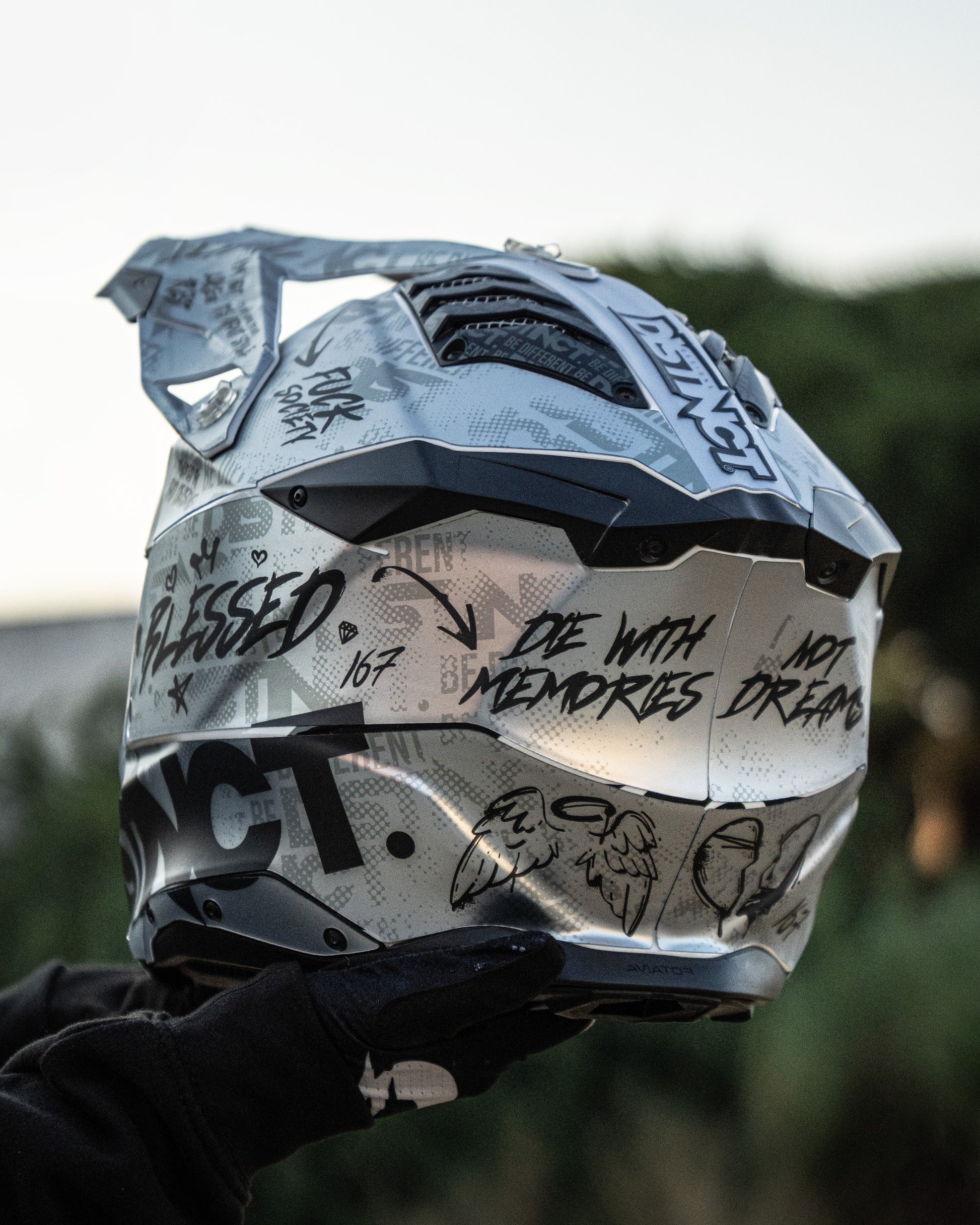 Steel Heart - Helmet graphic kit