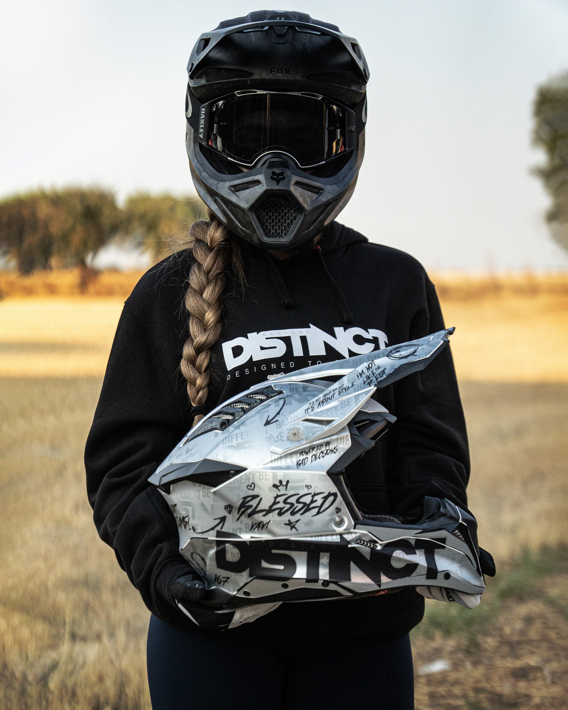 Full custom helmet graphic kit