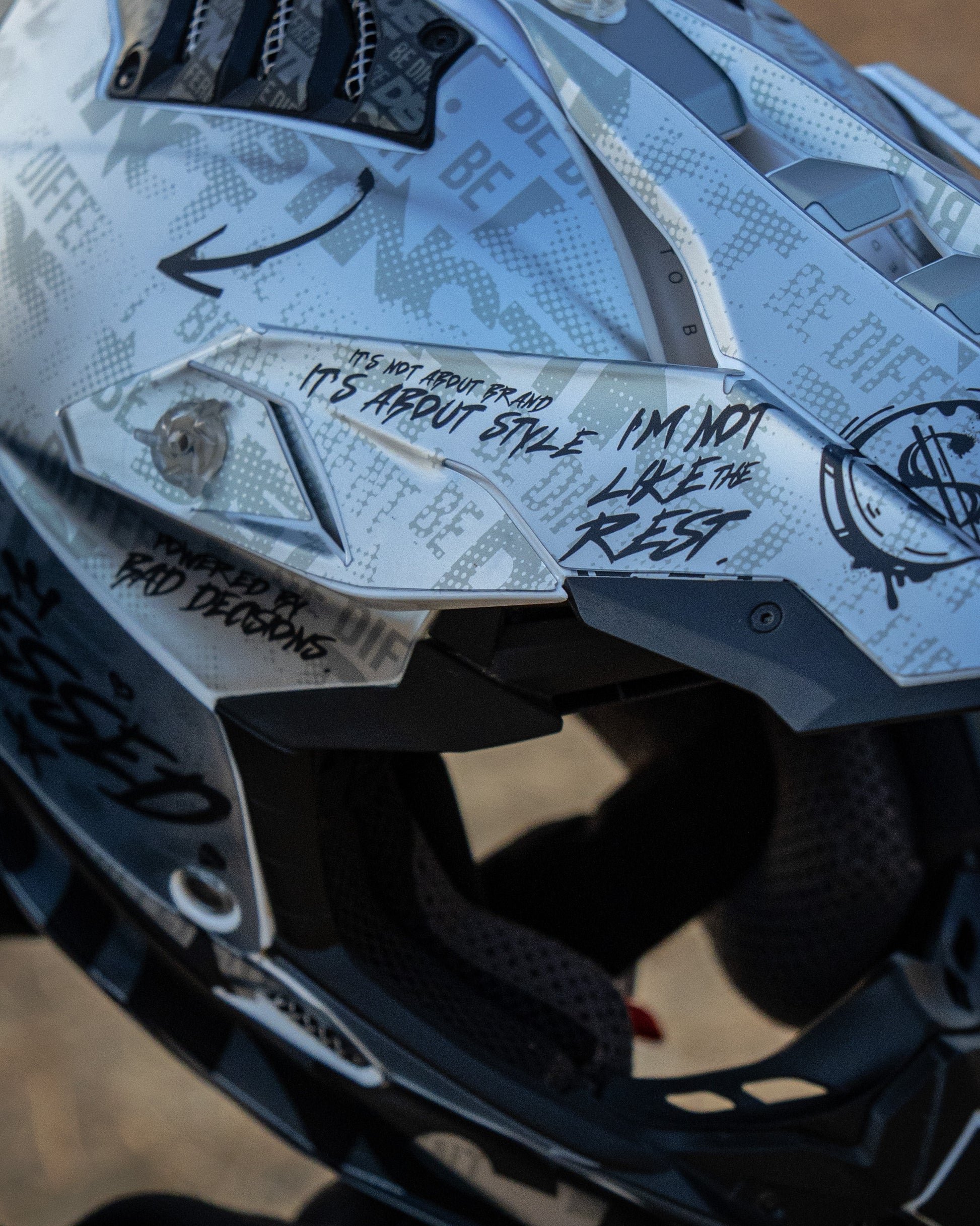Steel Heart - Helmet graphic kit