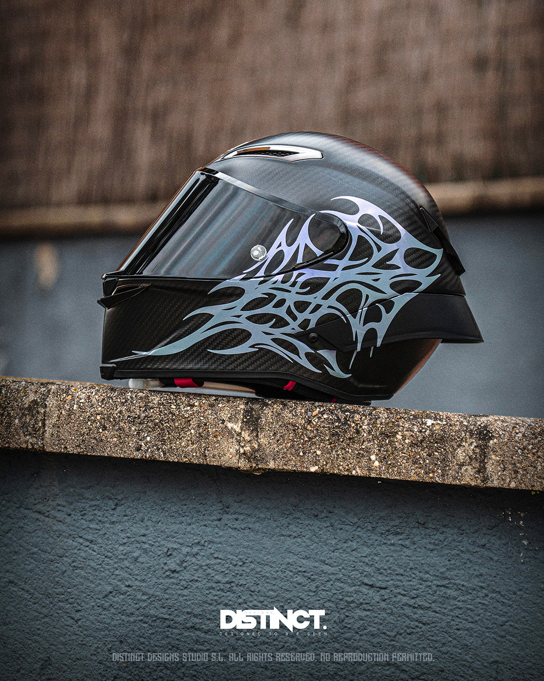 Neo Tribal Helmet Decal Kit – STINGRAY (Large + Mini + Stickers)