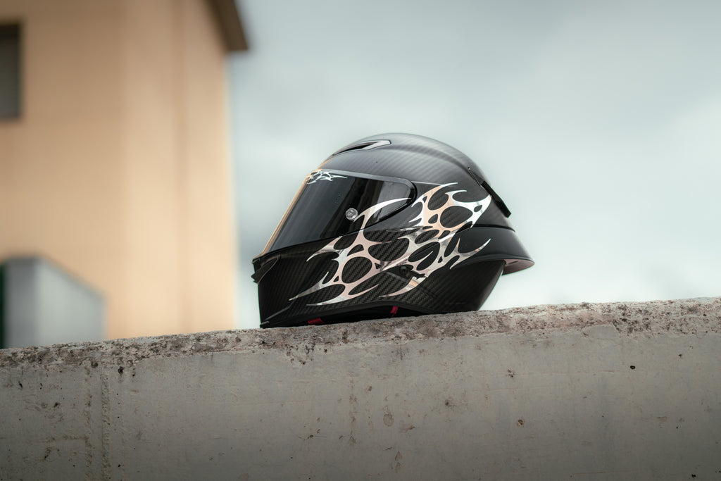ECLIPSE - Neo Tribal Helmet Decal Kit Dark Luxury Design