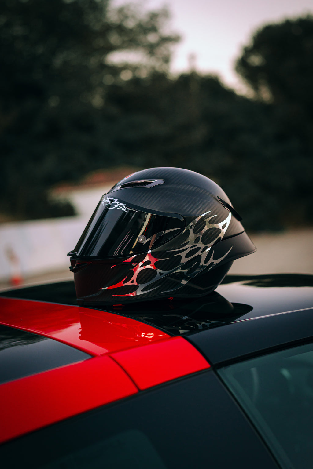 ECLIPSE - Neo Tribal Helmet Decal Kit Dark Luxury Design