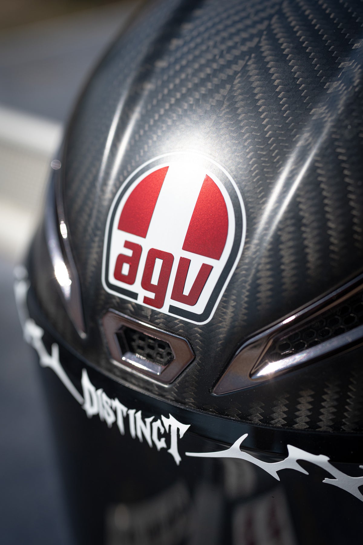 AGV Logo Cover Kit – Italian Flag & Lettering Decals | Large + Small