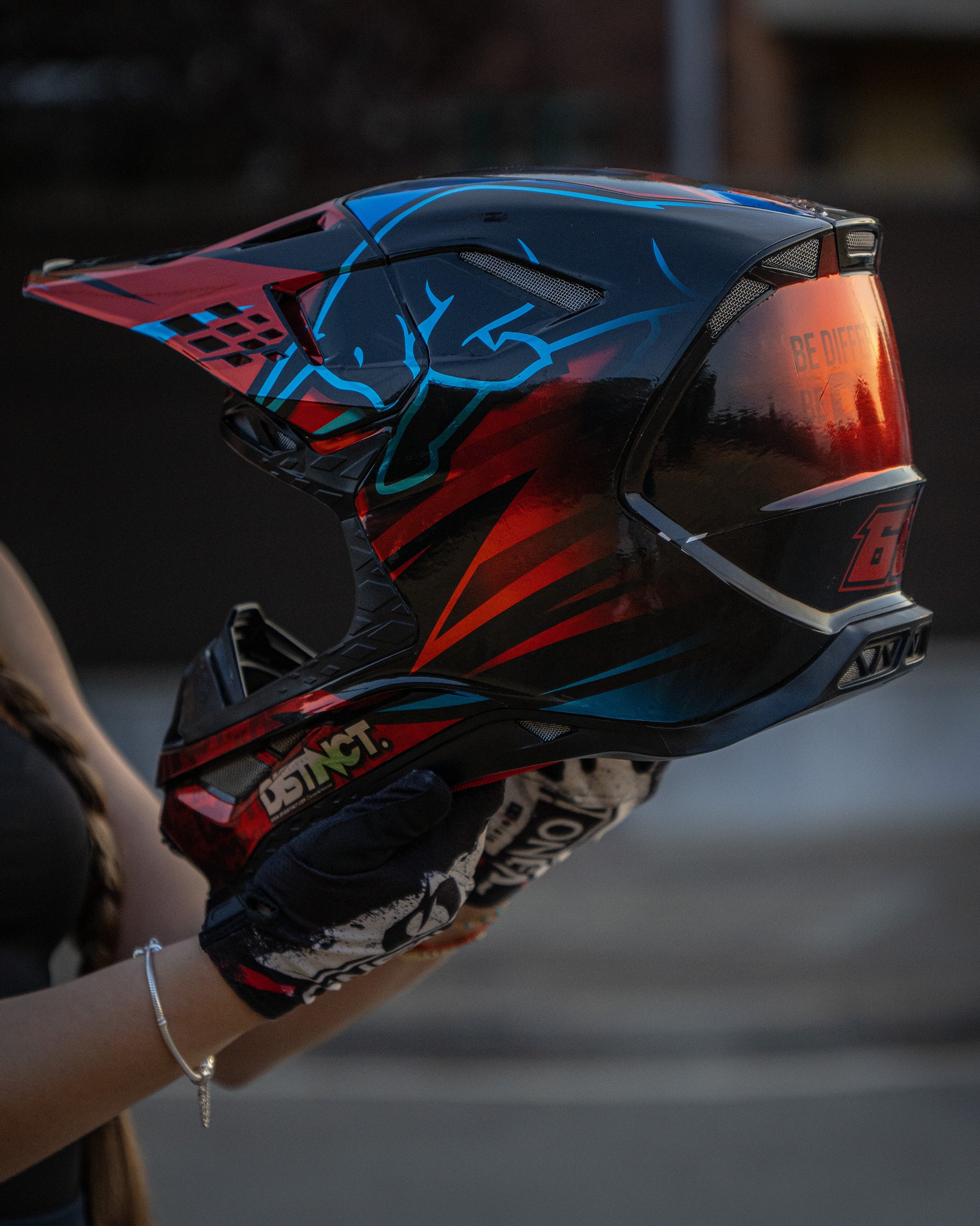 Blue Bull - Helmet graphic kit