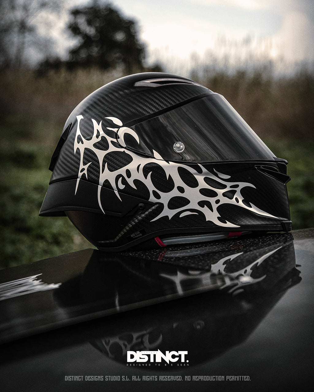 Neo Tribal Helmet Decal Kit – SHARD (Large + Mini + Stickers)