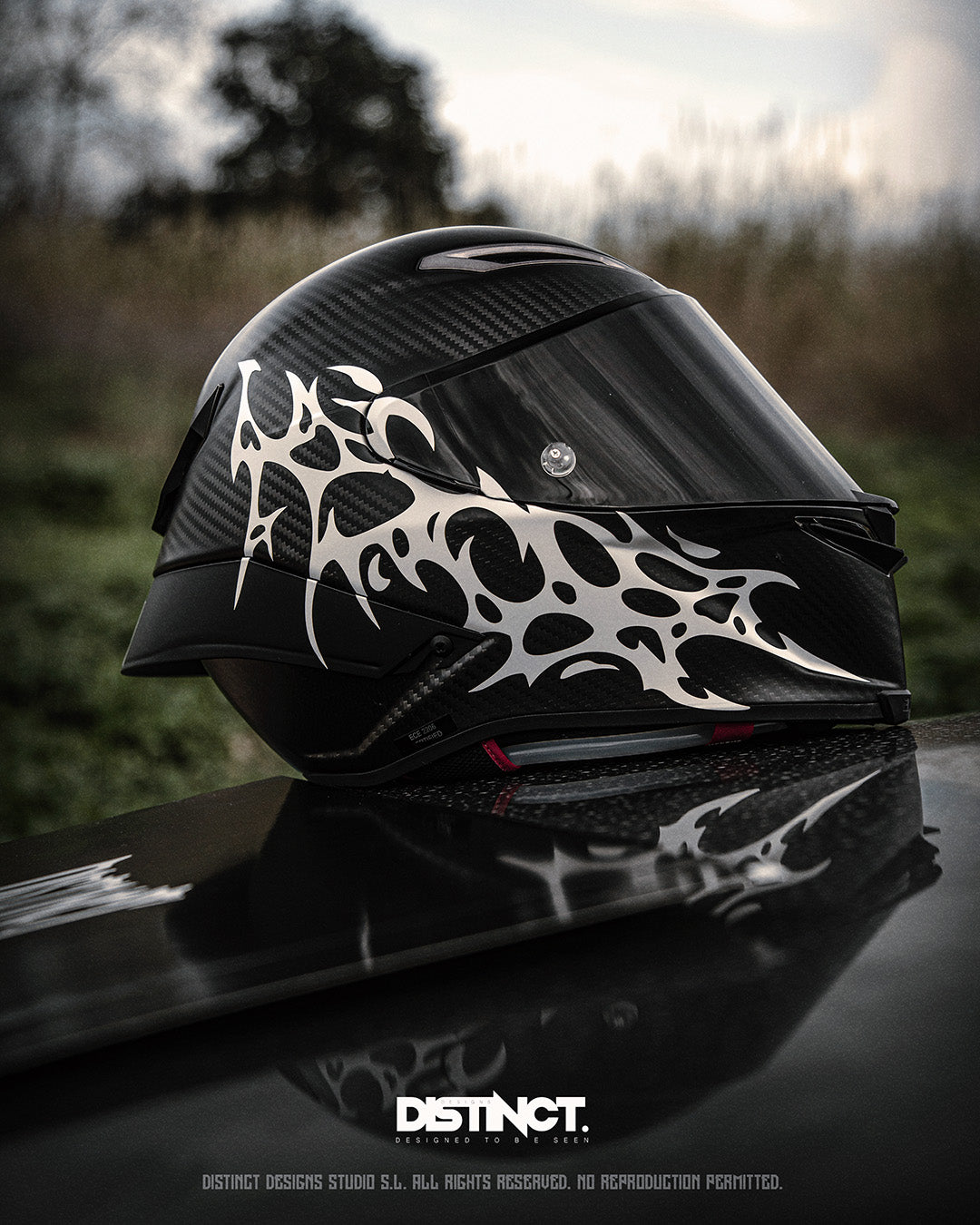 Neo Tribal Helmet Decal Kit – SHARD (Large + Mini + Stickers)