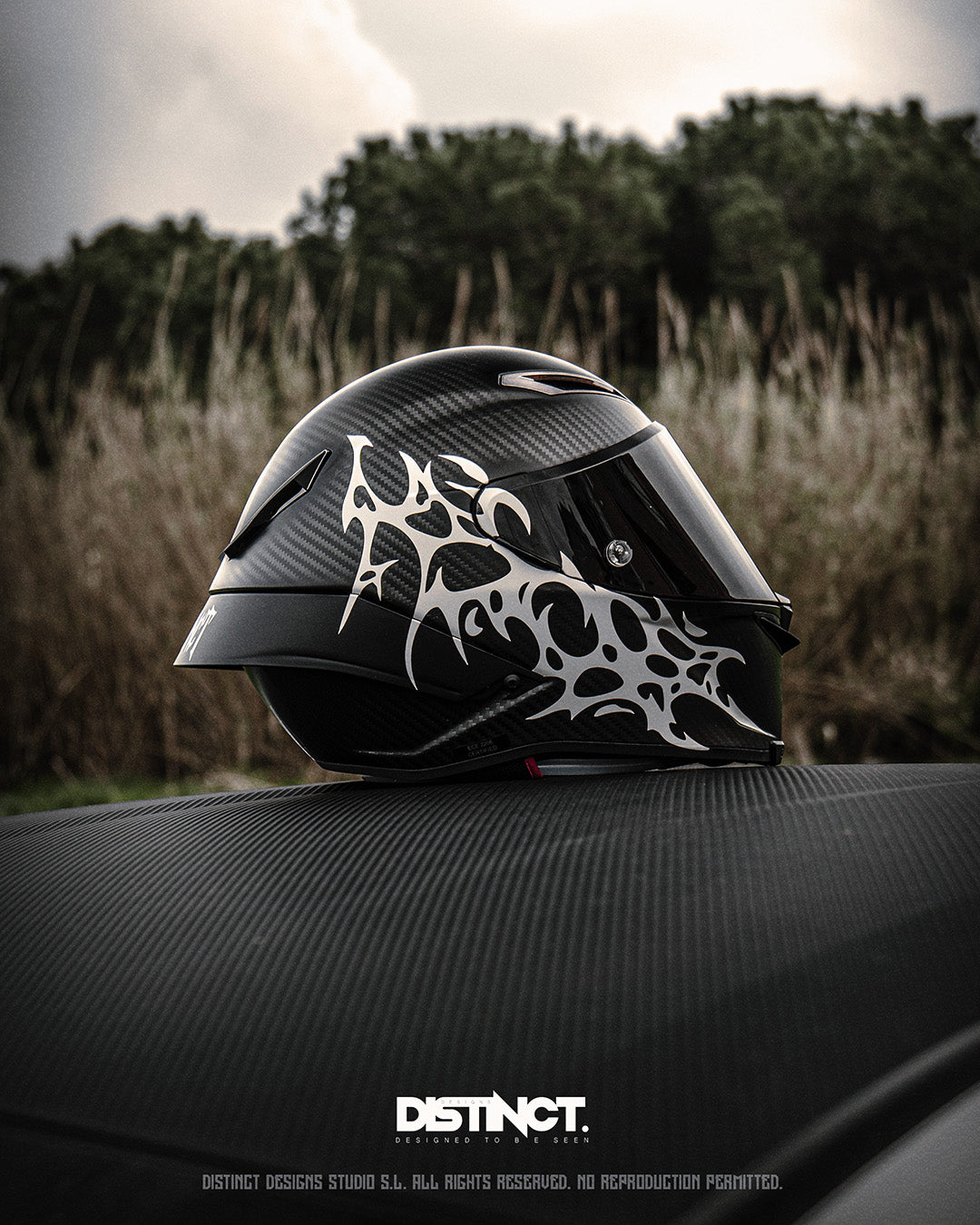 Neo Tribal Helmet Decal Kit – SHARD (Large + Mini + Stickers)