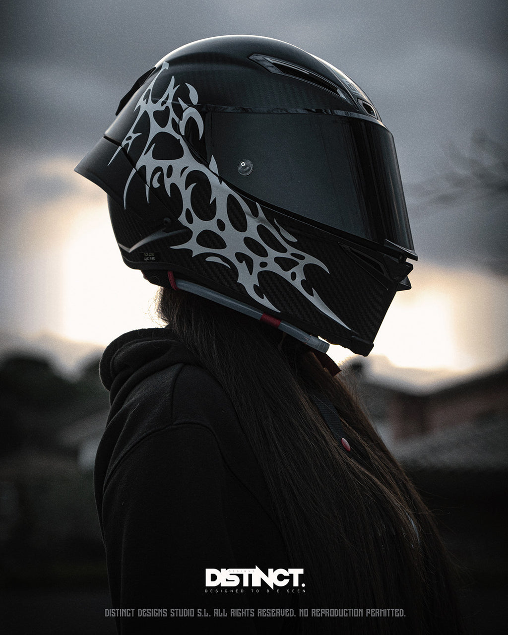 Neo Tribal Helmet Decal Kit – SHARD (Large + Mini + Stickers)