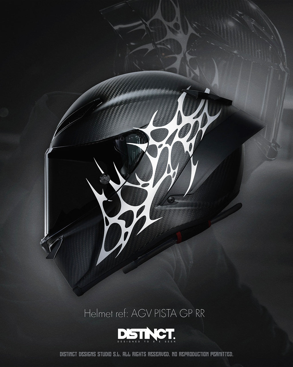 Neo Tribal Helmet Decal Kit – ALPHA (Large + Mini + Stickers)