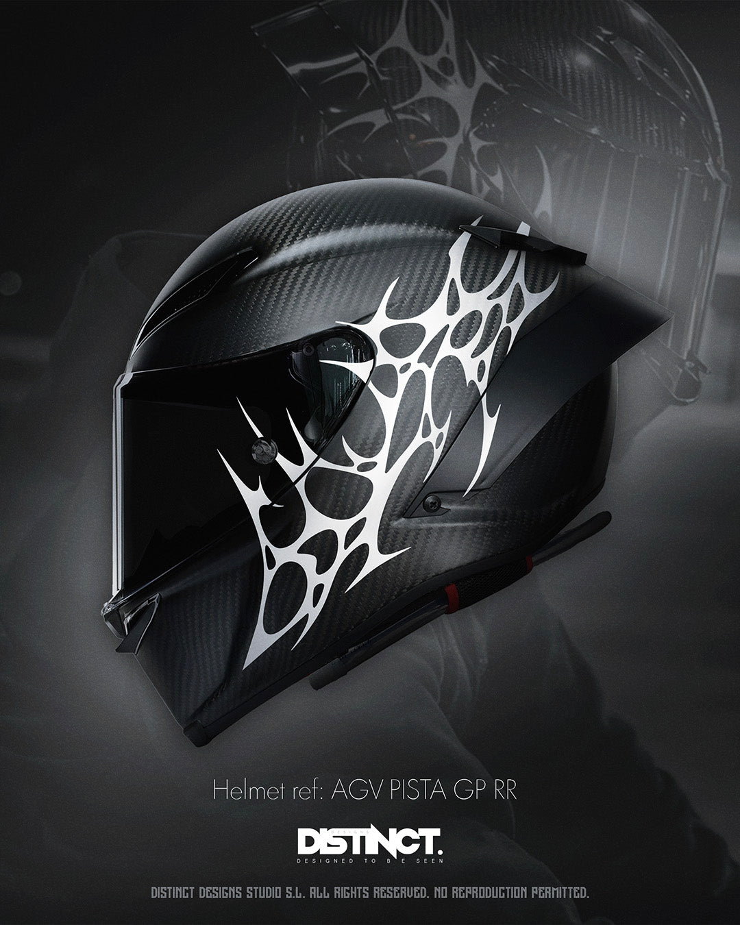 Neo Tribal Helmet Decal Kit – ALPHA (Large + Mini + Stickers)