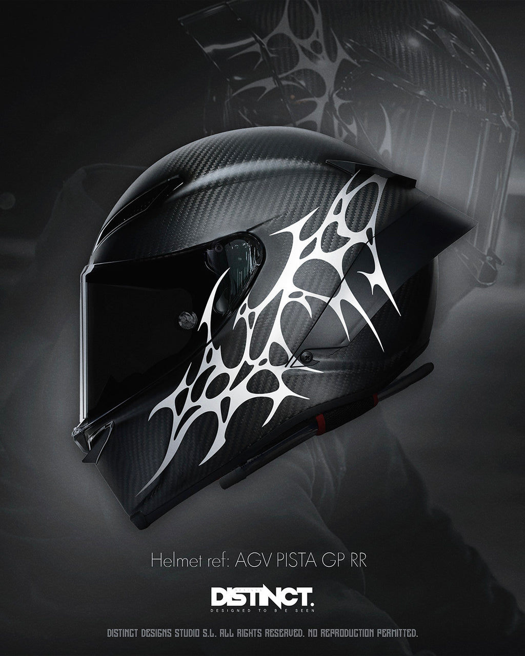 Neo Tribal Helmet Decal Kit – ALPHA (Large + Mini + Stickers)