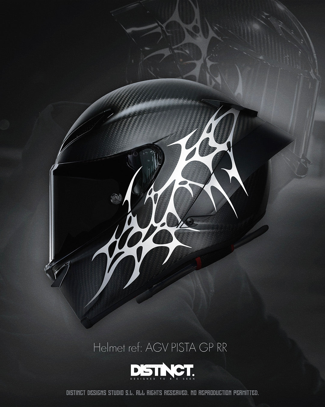 Neo Tribal Helmet Decal Kit – ALPHA (Large + Mini + Stickers)