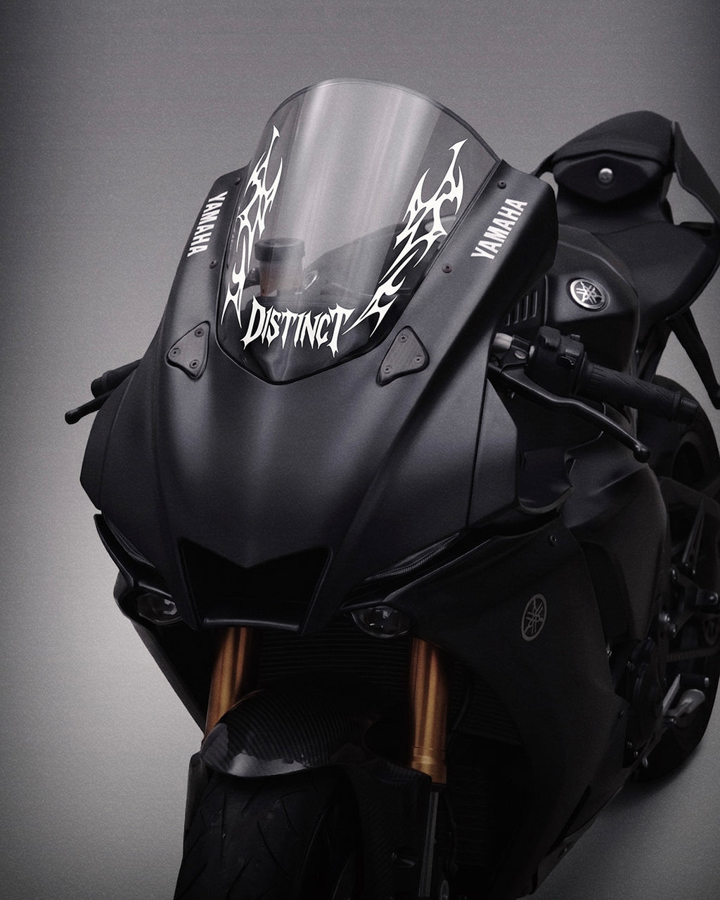 Neo Tribal Motorcycle Windshield Decal Kit SLASH (Front + Back)
