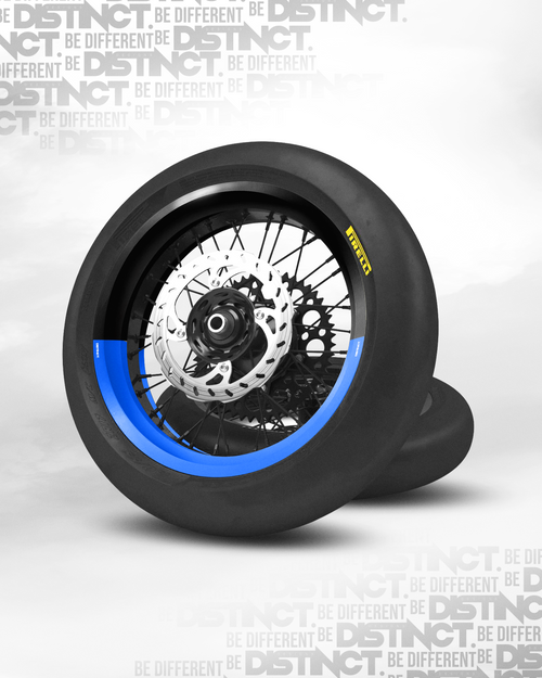 50/50 Wheel Vinyl Blue