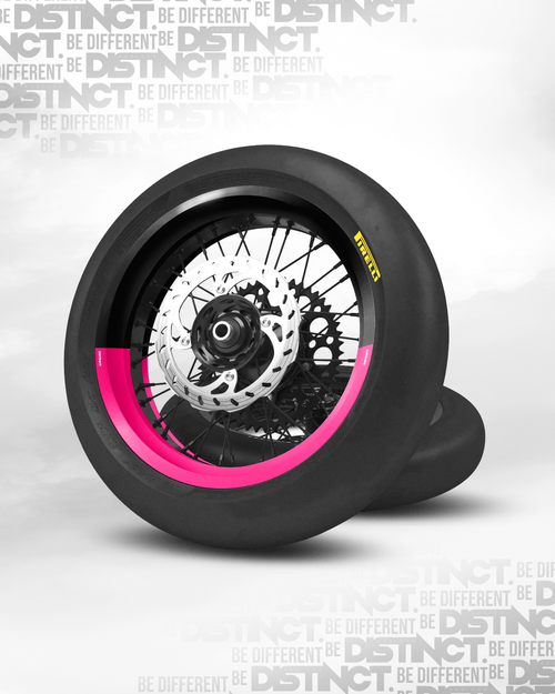 50/50 Wheel Vinyl Fucsia