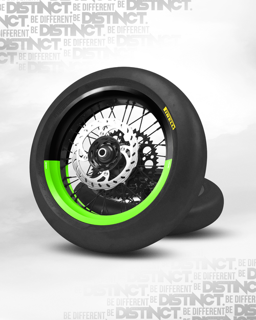 50/50 Wheel Vinyl Green