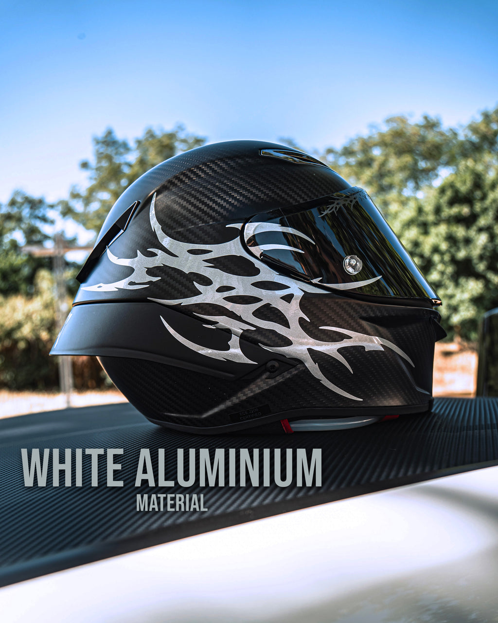 VANTA - Neo Tribal Helmet Decal Kit Dark Luxury Design