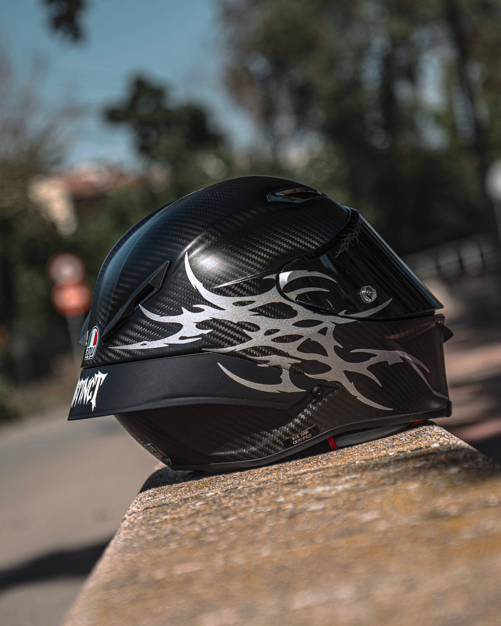 VANTA - Neo Tribal Helmet Decal Kit Dark Luxury Design
