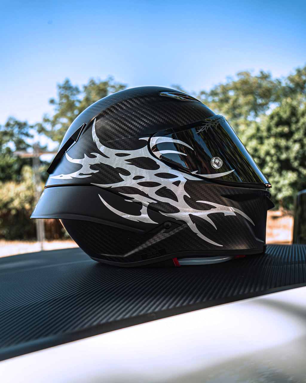 VANTA - Neo Tribal Helmet Decal Kit Dark Luxury Design