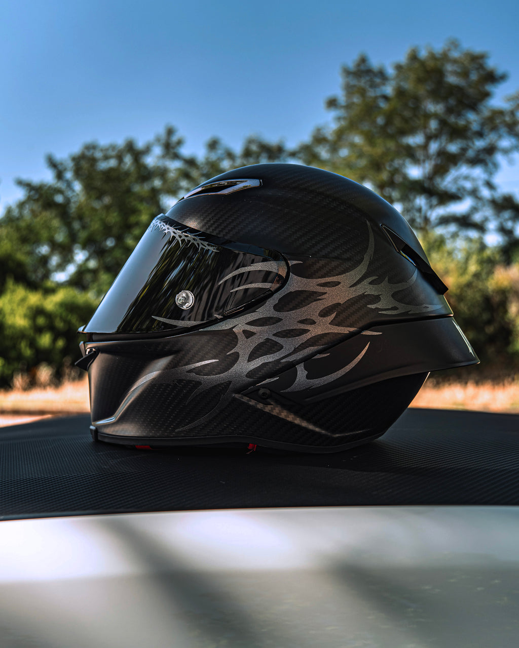 VANTA - Neo Tribal Helmet Decal Kit Dark Luxury Design