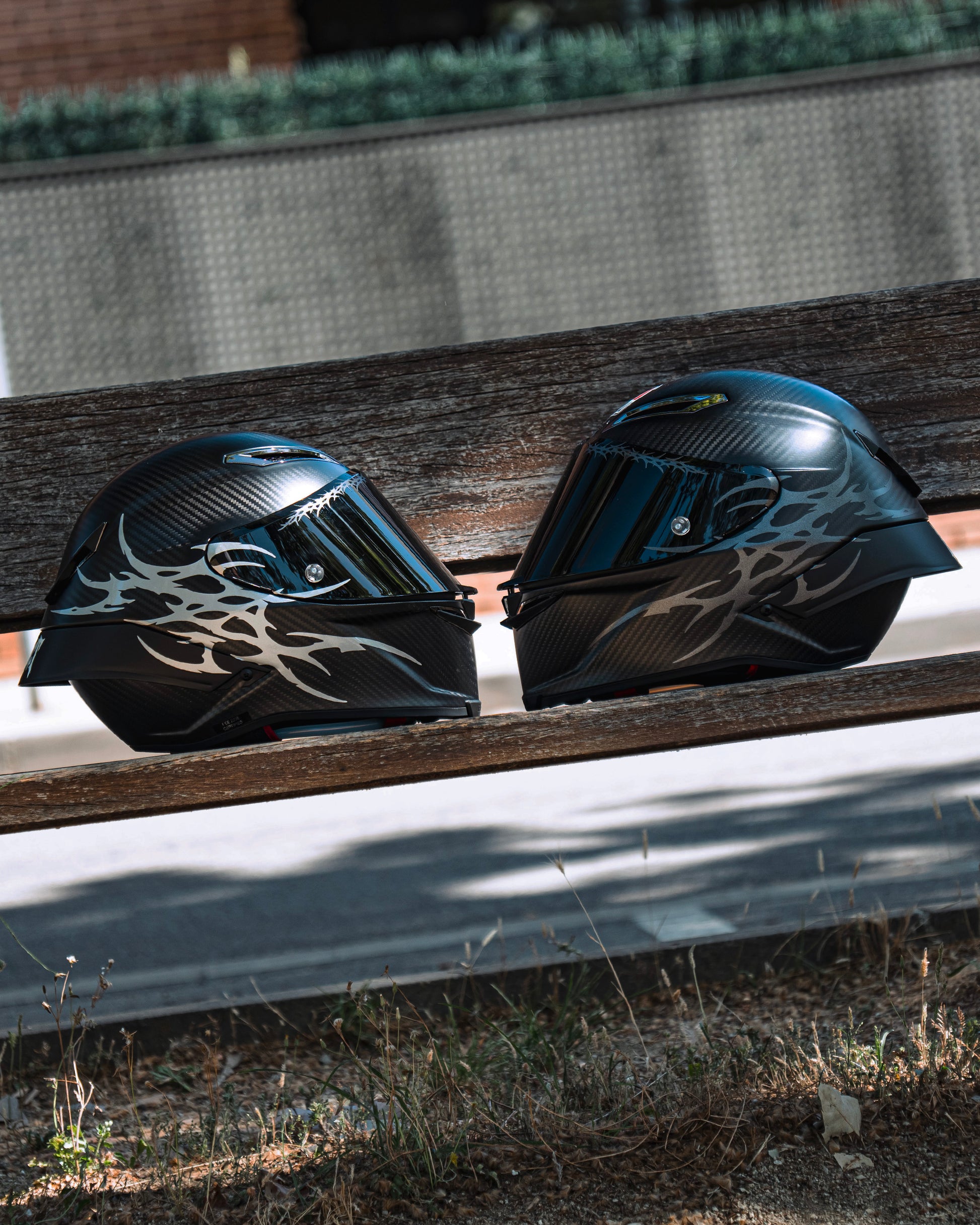 VANTA - Neo Tribal Helmet Decal Kit Dark Luxury Design