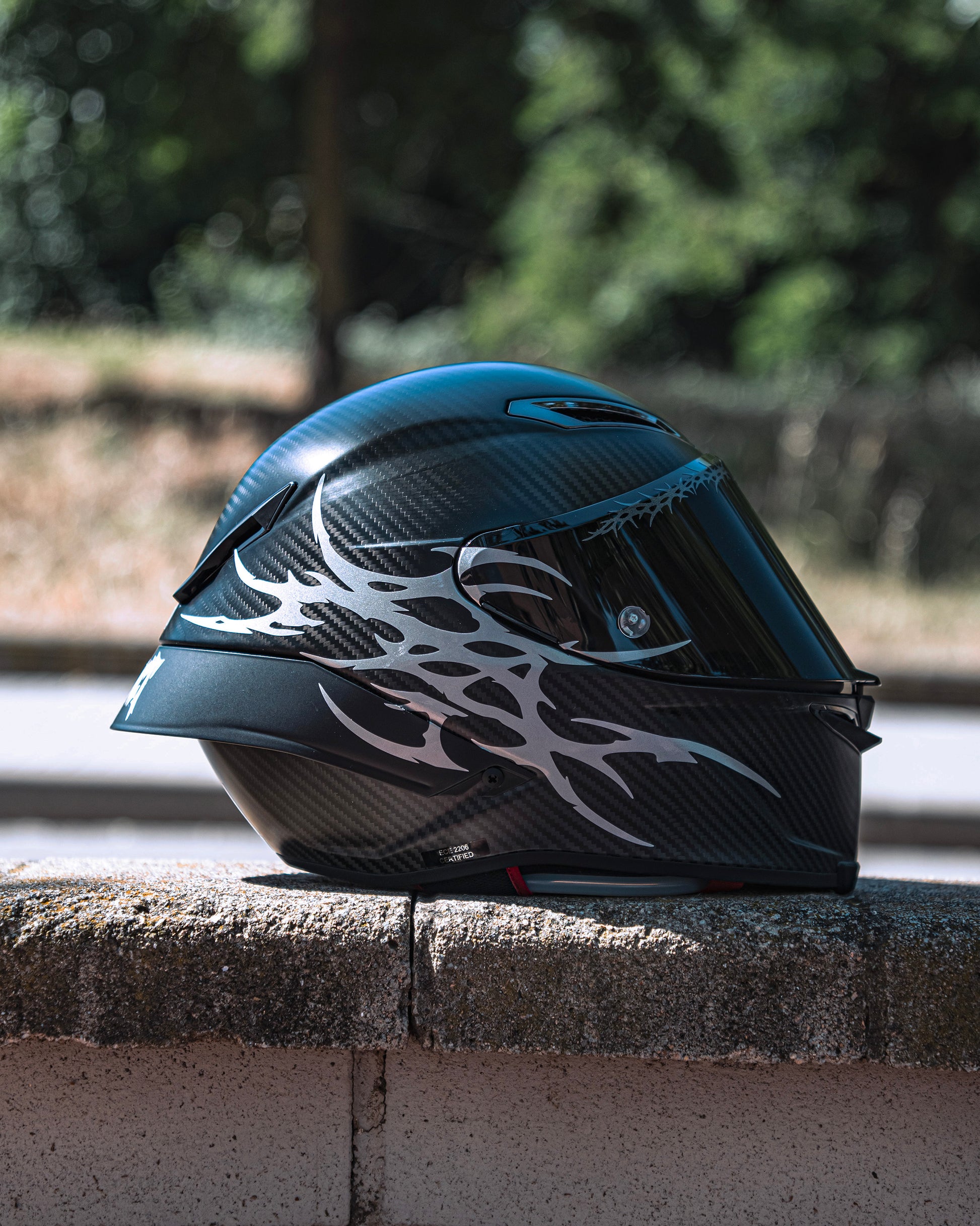 VANTA - Neo Tribal Helmet Decal Kit Dark Luxury Design